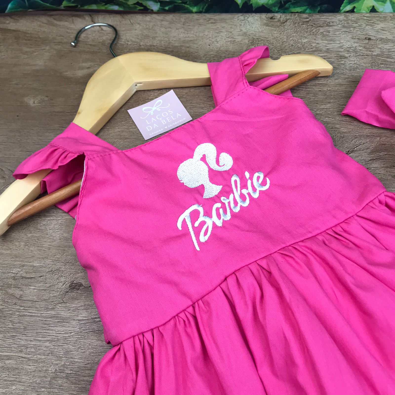 Vestido Barbie Luxo( nao acompanha laço)